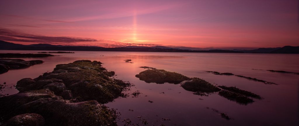 landscape photography, pagan photography, vancouver island, sunset