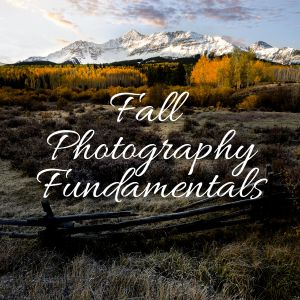 fall photography guide